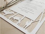 Papercut Wedding Invitations Woodland Papercuts Papercut Wedding Invitations Reply