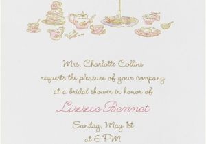 Paperless Bridal Shower Invitations "high Tea Pink" Invitation Paperless Post