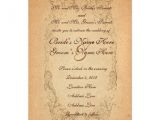 Parchment Paper for Wedding Invitations Antique Oval Parchment Wedding Invitation Zazzle