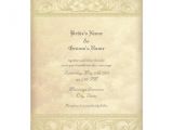 Parchment Paper for Wedding Invitations Elegant Parchment Style Wedding Invitations Zazzle
