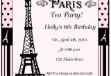 Paris Tea Party Invitation Paris Tea Party and Printables Moms Munchkins