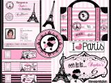 Paris themed Party Invitations Free 5 Best Images Of Paris themed Birthday Party Free