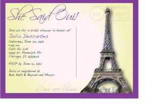 Parisian themed Bridal Shower Invitations 20 Best Images About French Party On Pinterest