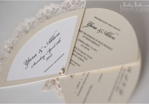 Parts Of Wedding Invitation Wedding Invitation Fans Real Weddings Stationery by