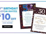Party City 50th Anniversary Invitations Milestone Birthday Banners top themes Party City