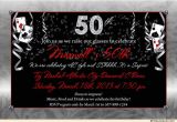 Party City 50th Birthday Invitations atlantic City 50th Birthday Invitation Casino Party Cards