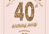 Party City 60th Birthday Invitations 25 Best Ideas About 40th Birthday Invitations On