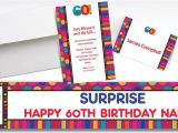 Party City 60th Birthday Invitations Custom Birthday Dots & Stripes 60th Invitations Party City