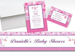 Party City Baby Shower Invitations Girl Custom Shower with Love Girl Baby Shower Invitations