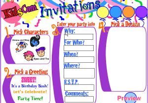 Party Invitation Card Maker Online Free Invitation Card