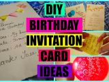 Party Invitation Cards Handmade Diy Birthday Invitation Card Youtube