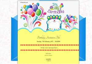 Party Invitation Cards Online Free Birthday Party Invitation Card Online Invitations