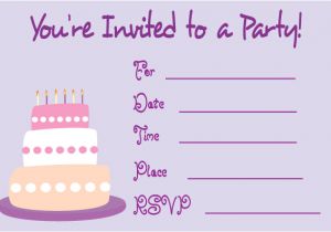 Party Invitation Cards Online Free Printable Birthday Cards Printable Invitation Cards