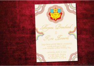 Party Invitation Cards Online India Ganesha Indian Wedding Invitation Design Card Engagement Party