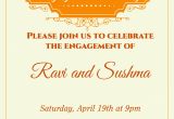 Party Invitation Cards Online India Indian Engagement Invitation Card with Wordings Check It