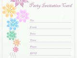 Party Invitation Cards Online Invitation Card Examples and Templates