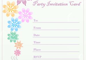 Party Invitation Cards Online Invitation Card Examples and Templates