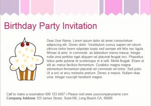 Party Invitation Email Templates Free Email Birthday Invitation Templates
