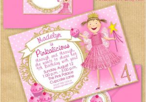 Party Invitation Envelope Template Pinkalicious Party Invitation 5×7 Quot with Address Labels