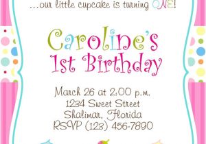 Party Invitation HTML Template Cupcake Birthday Invitations Template Free Printable