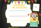 Party Invitation HTML Template Minion Birthday Invitation Template Free Download Free