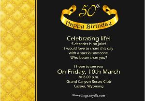 Party Invitation Ideas for 50th Birthday 50th Birthday Invitation Wording Samples Wordings and