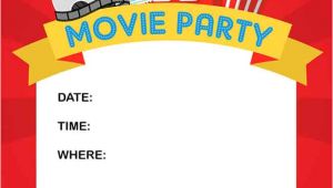 Party Invitation Movie Template How to Throw A Fun Backyard Movie Party