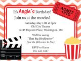 Party Invitation Movie Template Movie Night Invitation Birthday Invite Diy by Cowprintdesigns