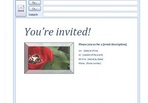 Party Invitation Outlook Template Invitation Templates Free Invitation Templates