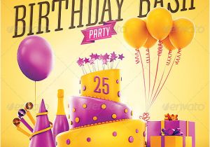 Party Invitation Poster Template 20 Beautifully Designed Psd Birthday Party Flyer Templates