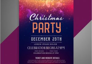 Party Invitation Poster Template Christmas Party Invitation Vectors Photos and Psd Files