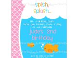 Party Invitation Stores Goldfish Girl Printable Birthday Invitation Dimple