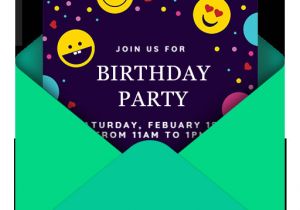 Party Invitation Template App Download Invitation Card Maker Free by Greetings island On