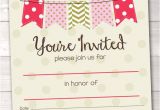 Party Invitation Template Blank Items Similar to Fill In Blank Party Invitations Printable