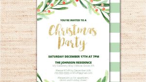Party Invitation Template .doc 36 Christmas Party Invitation Templates Psd Ai Word