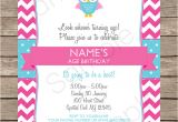 Party Invitation Template Editable Owl Party Invitations Pink Birthday Party Template