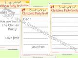 Party Invitation Template Eyfs Free Christmas Party Invitations Printable Early Years Ey