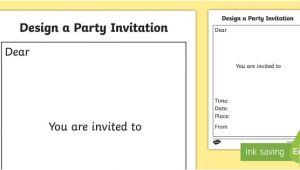 Party Invitation Template Eyfs Party Invitation Templates Party Invitation Templates