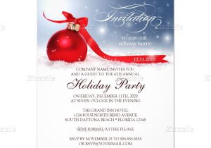 Party Invitation Template for Open Office Corporate Holiday Party Invitation Template Zazzle Com