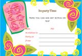 Party Invitation Template Free Word 40th Birthday Ideas Birthday Invitation Templates for
