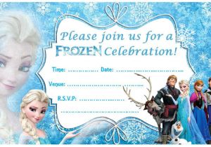 Party Invitation Template Frozen 24 Frozen Birthday Invitation Templates Psd Ai Vector