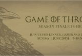 Party Invitation Template Game Of Thrones Free Printables for Your Game Of Thrones Watch Party