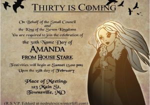 Party Invitation Template Game Of Thrones Game Of Thrones Party
