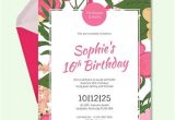 Party Invitation Template Illustrator Free 63 Printable Birthday Invitation Templates In Pdf