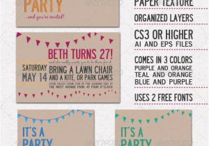 Party Invitation Template Indesign 40th Birthday Ideas Birthday Invitation Template Indesign