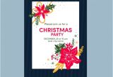 Party Invitation Template Jpg Christmas Party Invitation Template Vector Free Download