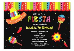 Party Invitation Template Mexican Mexican Fiesta Birthday Party Invitations Zazzle