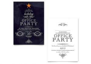 Party Invitation Template Office Office Holiday Party Invitation Template Word Publisher