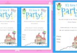 Party Invitation Template Twinkl Fairytale themed Picnic and Party Invitation Invitation
