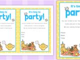 Party Invitation Template Twinkl Nursery Rhyme themed Picnic and Party Invitation Invitation